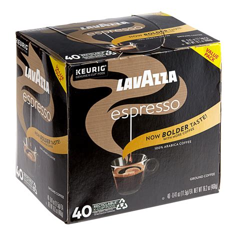 Lavazza Espresso Italiano Coffee Single Serve Keurig K Cup Pods 40 Box