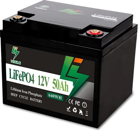 12v 50ah Lifepo4 Batería De Litio Fosfato De Hierro De Litio Batería