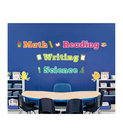 Wall Signs For Core Subjects Bulletin Board Set Carson Dellosa Ed