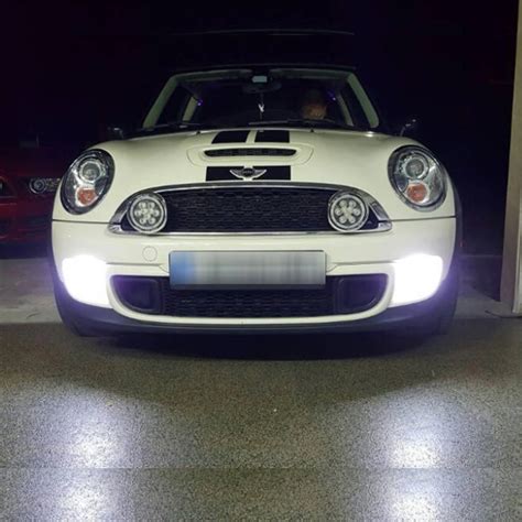 For Mini Cooper R55 R56 R57 R58 R60 LED Halo Rally DRL Driving Lights