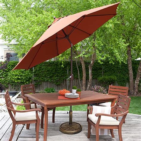 Blissun 26.5 lbs Heavy Duty Market Patio Umbrella Base Stand (17.5 ...