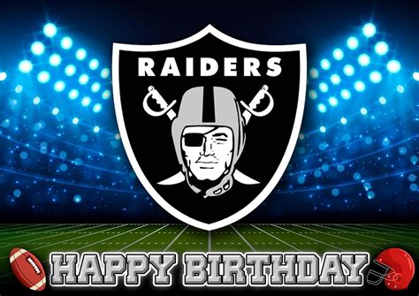 83 X 117 Inch Edible Square Cake Toppers Raiders Themed