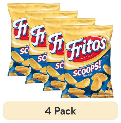 4 Pack Fritos Scoops Original Corn Chips 925 Oz