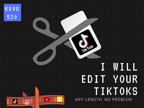 Video Editing For Tiktok Instagram Reels Youtube Shorts Snapchat Etsy