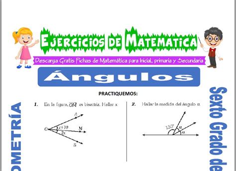 Ejercicios De Ngulos Para Sexto Grado De Primaria Matem Tica Hot Sex