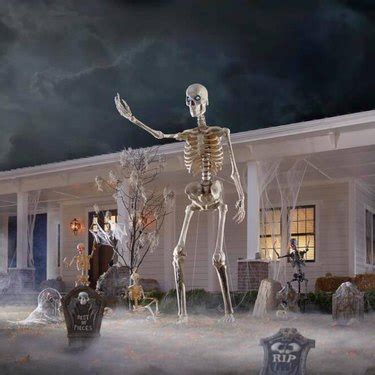 The Home Depot Giant Skeleton Outdoor Halloween Decoration Alternatives ...