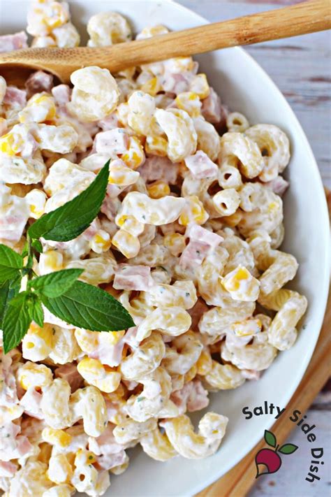 Ham And Corn Pasta Salad Recipe Is A Perfect Summer Side Dish