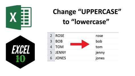 How To Change Lower Case To Upper Case Excel