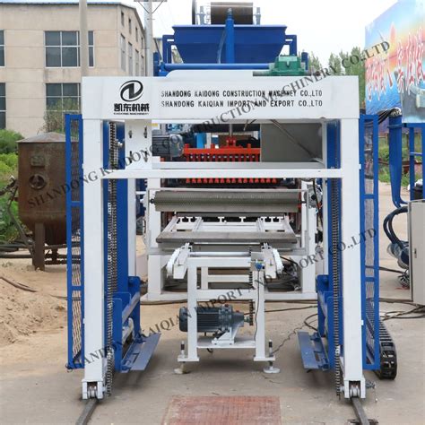 Qt Automatic Hydraulic Concrete Block Paver Brick Machine Price