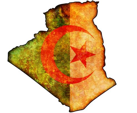 Algeria Map Symbol, Nationality, Paper, Vintage PNG Transparent Image ...