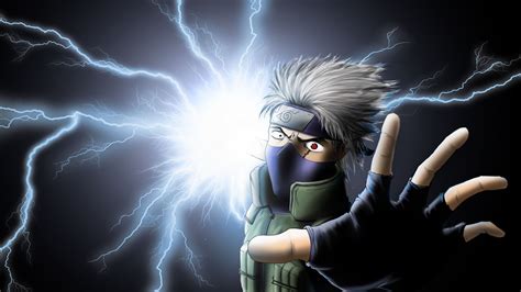 Wallpaper Anime Manga Hatake Kakashi Sharingan White Hair Men