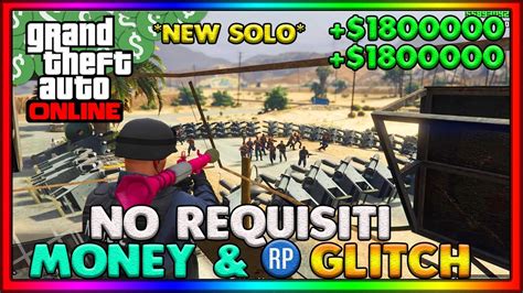 NEW SOLO EASY AFK GLITCH SOLDI E RP INFINITI NO REQUISITI GTA 5