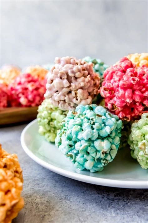 Easy Marshmallow Popcorn Balls House Of Nash Eats