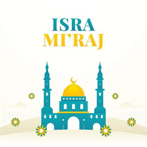 Isra Mi Raj Design Background Template 38460990 Vector Art At Vecteezy