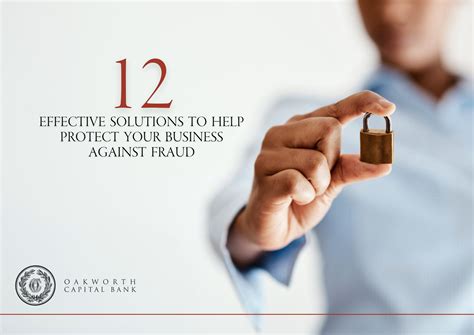 12 Key Solutions to Help You Protect Your Business Against Fraud