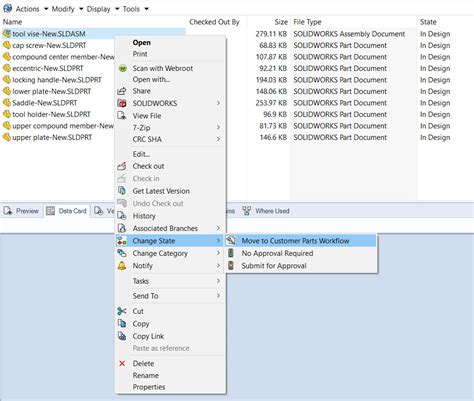 How Do I Move Files From One Solidworks Pdm Workflow To Another