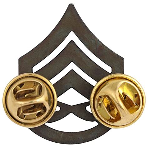 Marine Corps Usmc Chevron Black Ssgt Staff Sergeant E Pair Amazon