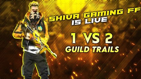 FREE FIRE LIVE IN TELUGU 1VS2 GUILD TRAILS YouTube