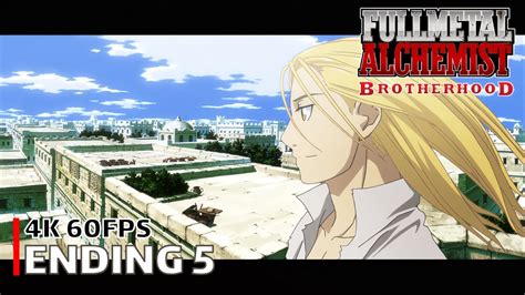 Fullmetal Alchemist Brotherhood Ending 5 4k 60fps Creditless Cc