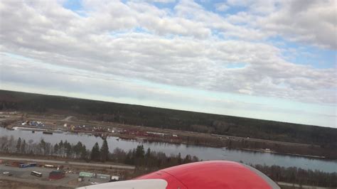 Umeå Airport Take Off Inside View Youtube