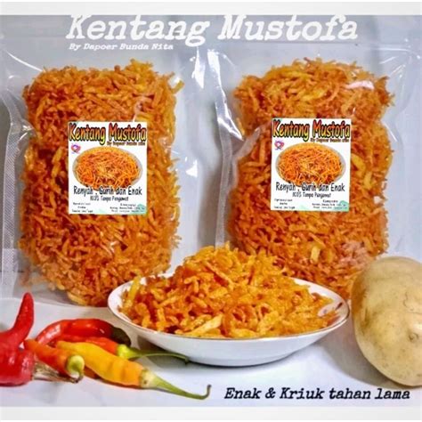 Jual Kentang Mustofa Gr Pedas Manis Kering Kentang Kriuk Kentang