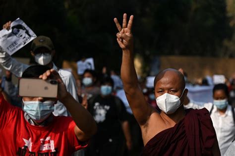 Biggest protests in Myanmar since 2007 draw tens of thousands – The ...