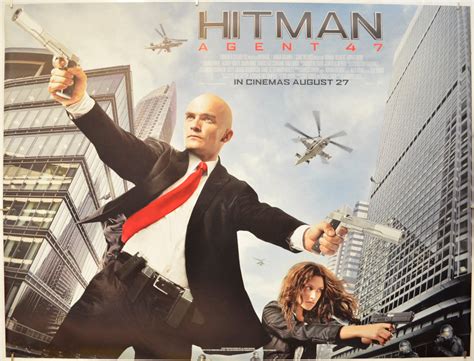 Hitman Agent 47” Original Quad Poster Film Poster Movie Poster