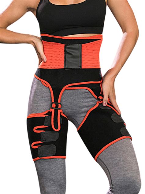 Lelinta 2 In 1 Waist And Thigh Trimmer Belt For Women Neoprene Weight