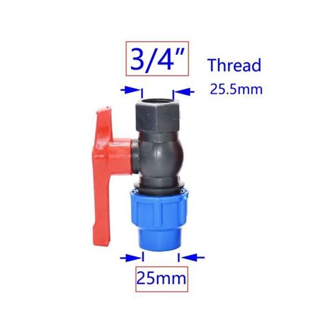 Pi Ce D Tach E Arrosage Connecteur Rapide De Valve Bille En Plastique