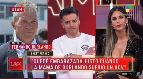 Fernando Burlando Habló Del Embarazo De Barby Franco Y Dio Detalles De