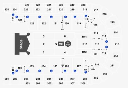 Verizon Seating Chart With Seat Numbers Elcho Table