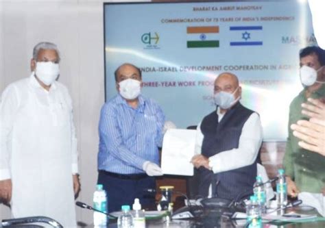 India and Israel sign a three-year work program for cooperation in ...