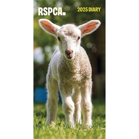 Rspca Slim Diary 2025 Calendar Store Uk