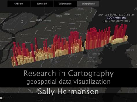 Ppt Research In Cartography Geospatial Data Visualization Sally