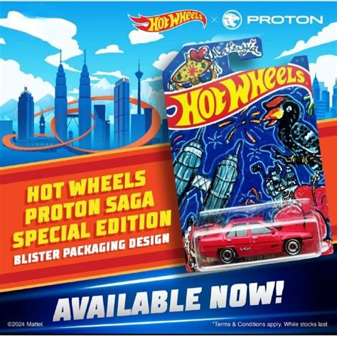 Hot Wheels Proton Saga Burung Us Kad Free Protector Saga Klcc Saga