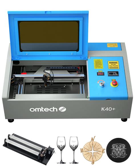 Buy Omtech W Co Laser Engraver With Rotary Axis X Desktop K