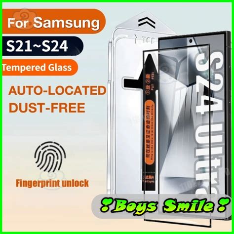 Cường lực có khung tự dán cho Samsung S24 Ultra S24 S24 S22