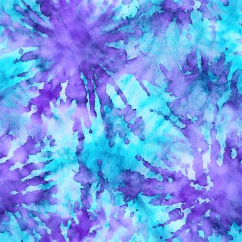 Premium Photo Tye Dye Pattern With Blue And Purple Color