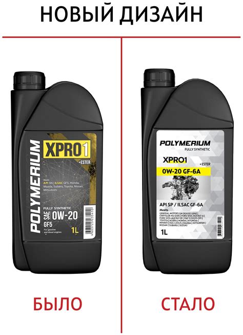 Моторное масло POLYMERIUM XPRO1 0W20 GF-6A SN синтетическое, 1 литр ...