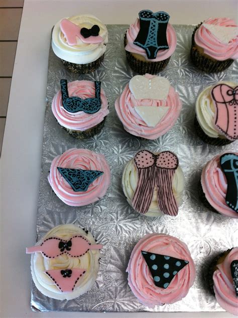 Lingerie Themed Bridal Shower Cupcakes Cakecentral