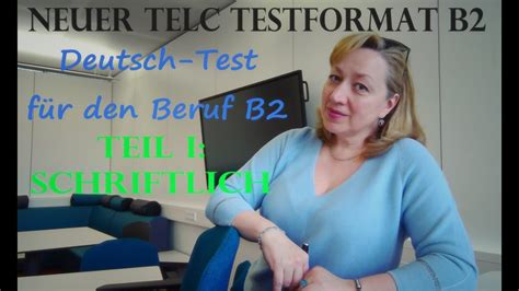 Neuer Telc Testformat Deutsch B Deutschtest F R Den Beruf B Dtb