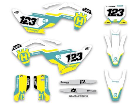 Husqvarna Vitality Series Mx Graphics Kit Action Sports Decals