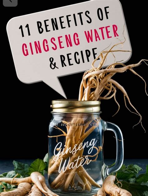 Ginseng Water 101 Benefits Recipe Uses And Side Effects