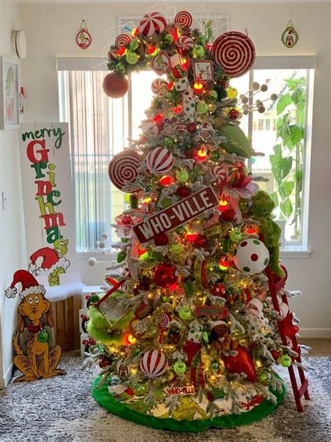 Mean, Green, And Obscenely Festive: Grinch Tree Ideas That'll Steal ...