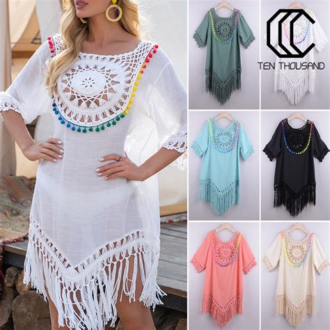 COD Vỏ Bọc Bikini Che Phủ Lỗ Rỗng Dáng Rộng Chống Nắng Đi Biển Mùa Hè