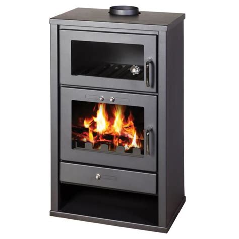 Combustion Du Bois Cheminée Poêle Four Cuisinière Bûche Brûleur 15 Kw