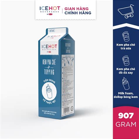 Kem Pha Chế Topping Icehot Hộp 907g Shopee Việt Nam