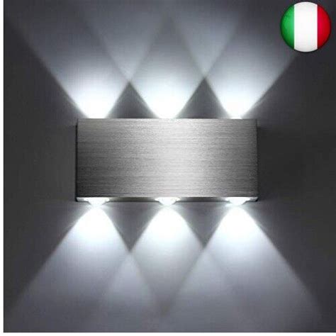 Lightess Applique Da Parete Interni Lampada A Muro Applique LED Moderne