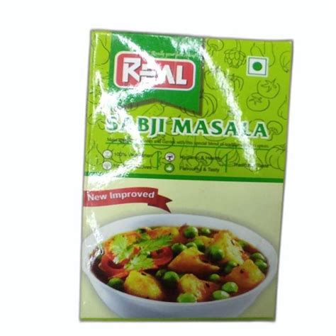 500gm Real Sabji Masala Packaging Size Required 50 Gm At Rs 38 Box In