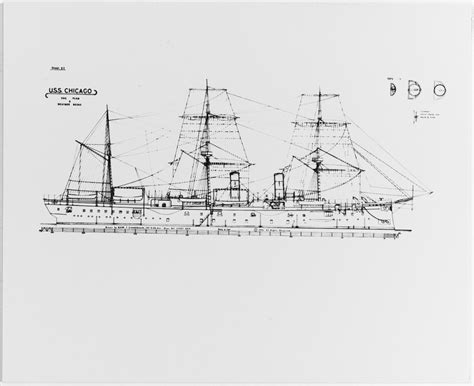 Nh 82335 Uss Chicago 1889